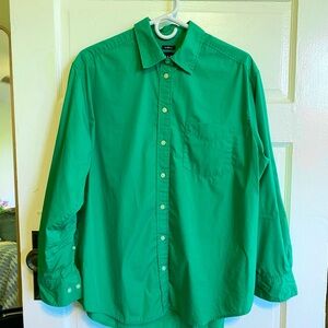 Gap cotton Big Shirt in kelly green